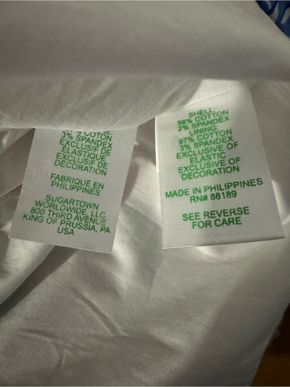 Lilly Pulitzer Kensington Stretch Cotton Botanical Green Just Wing It EUC - Picture 5 of 5